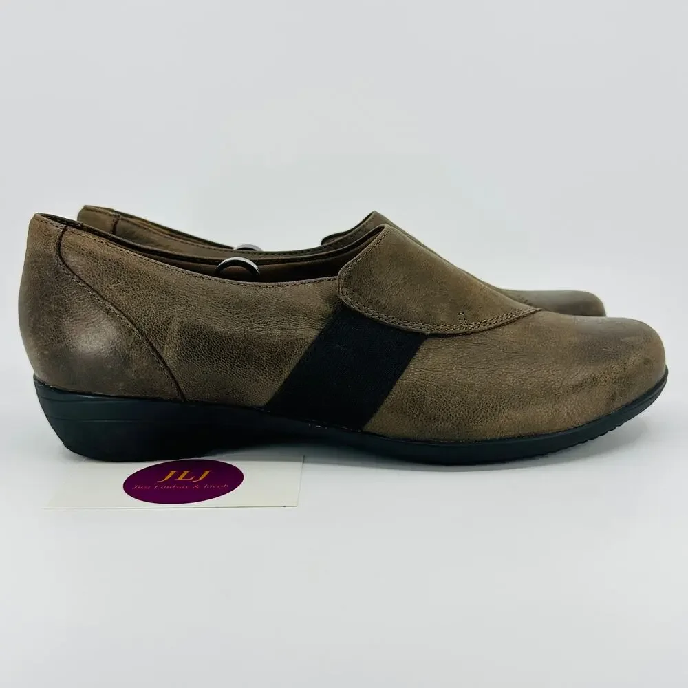 Dansko Women's Fae Burnished Nubuck Slip On Comfort Shoes Size 40 EU/ 9.5-10 US